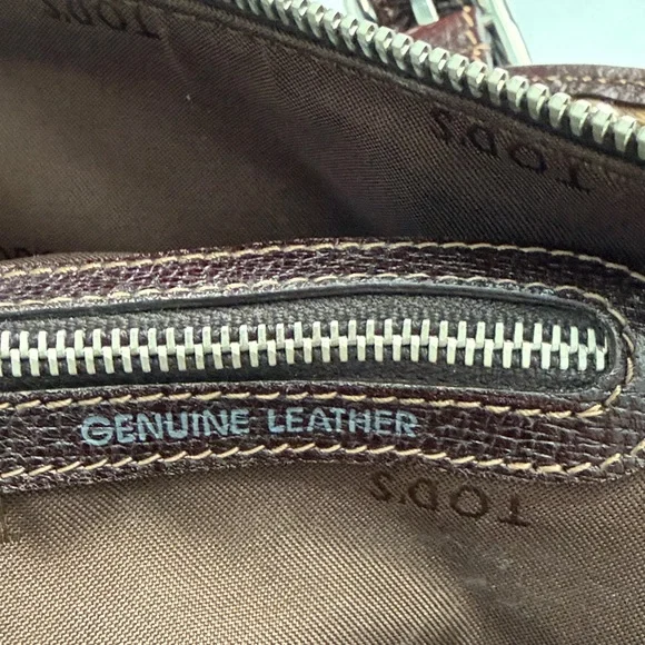 Tod's G-Line Easy Sacca Coated Canvas Tote Bag in Brown Bronze - Picture 6 of 16